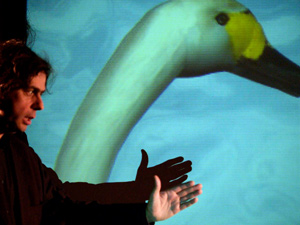 Giallo Mare Minimal Teatro "C'ERA DUE VOLTE"